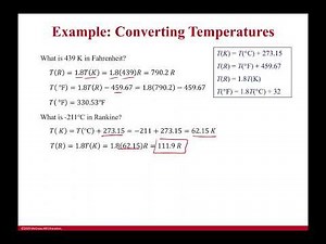 Example: Converting Temperature