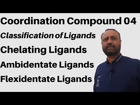 COORDINATION COMPOUND 04 : Chelating Ligand , Ambidentate Ligand ,Flexidentate Ligand JEE/NEET