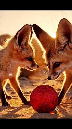 Fennec Fox Pup Learns to Raise Ears 🦔⚡