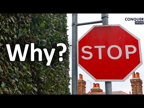 Why I Hate Stop Signs and What to do on the GB Driving Test