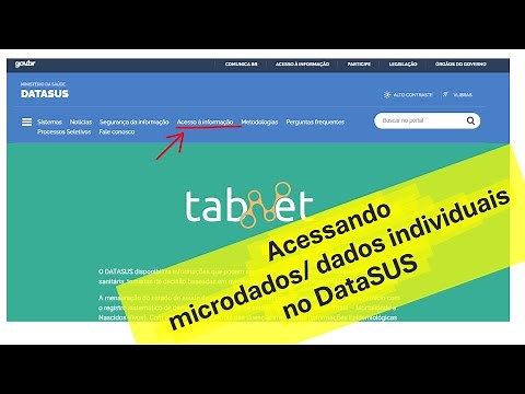 Tabnet Datasus - Microdados - Como acessar dados do Ministério da Saúde e tabular