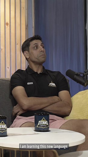 1M views · 2.9K reactions | Did you know Nehraji is learning a new language? Watch episode 1 of the GT meets GK podcast to find out! https://www.gujarattitansipl.com/videos/gk-meets-gt/introducing-the-gk-meets-gt-podcast-episode-1 #AavaDe | Gujarat Titans | Facebook