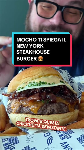 Scopri il New York Steakhouse Burger di Mocho 🍔