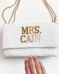 Bridal Clutch, Bride Purse, Mrs Purse, Bride Clutch, Custom Clutch, Name Clutch, Bride Name Purse, Bride Bag, Customized Bride Clutch (LHFC) - Etsy