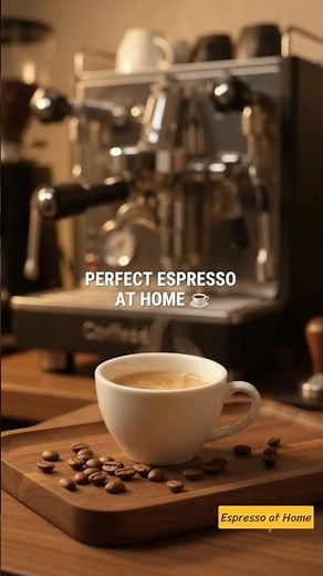 How to Make Espresso Coffee at Home ☕ | Perfect Café-Style Espresso #espressocoffee #coffeegram