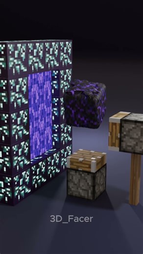 Minecraft vs Real Life in the Nether #3d