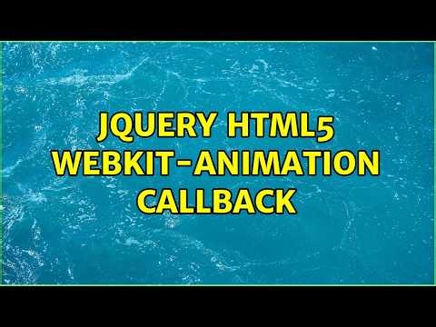 jquery html5 webkit-animation callback