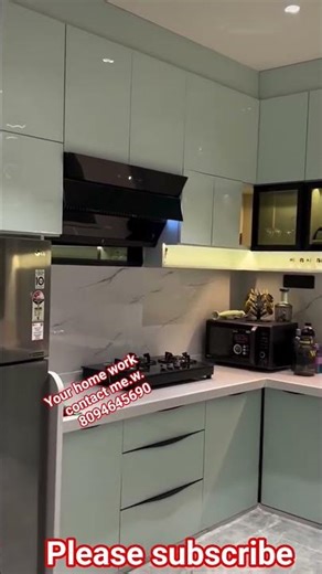 unique new modular kitchen work top quality furniture #kitchen