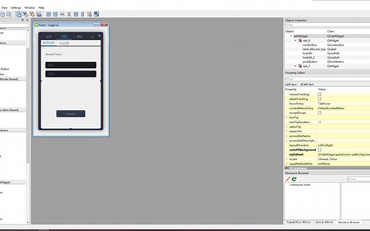 PyQt5登录界面 网络验证
