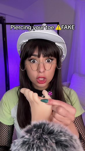 ASMR Toe Piercing Roleplay | Relaxing Sounds & Visuals