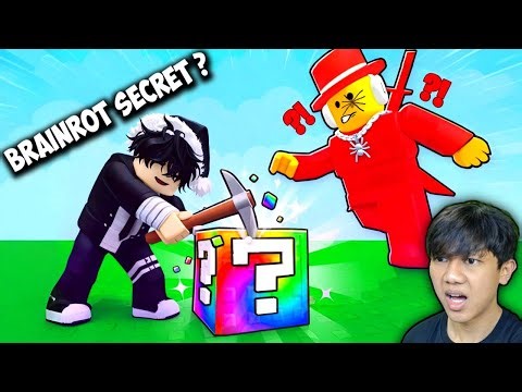 Aku Pecahin Lucky Block Sammy Demi Brainrot Secret | Roblox Break a Lucky Block