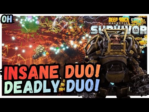 INSANE DEADLY DUO!! Deep Rock Galactic Survivor!