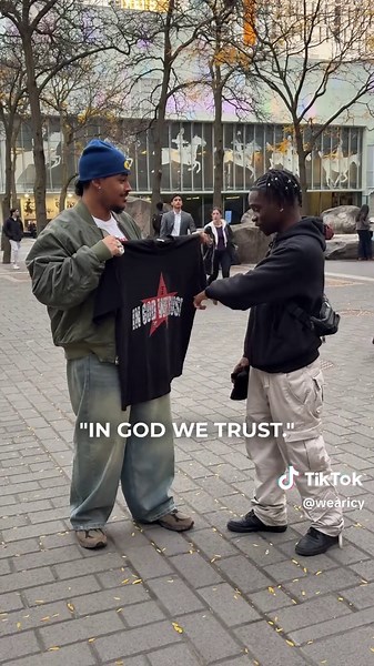 ‏In god we trust #wearicy #clothingbrand #streetwear #interview #fyp