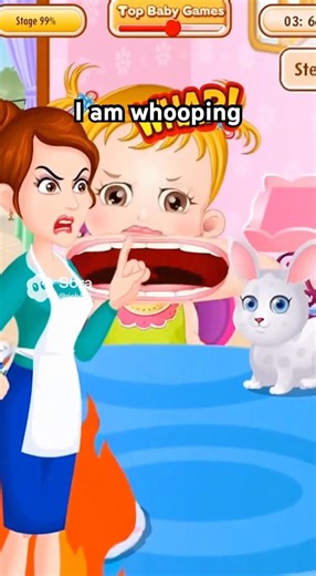 Baby Hazel stays hungry forever for her punishment