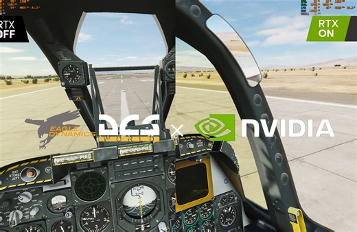 办公本运行DCS world效果展示