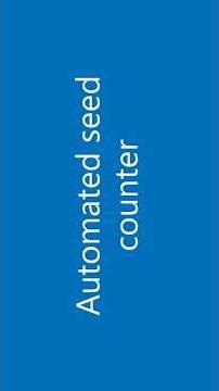 Automated seed counting using image processing.