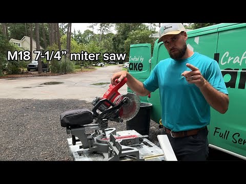 Milwaukee M18 7-1/4” Compound Miter Saw