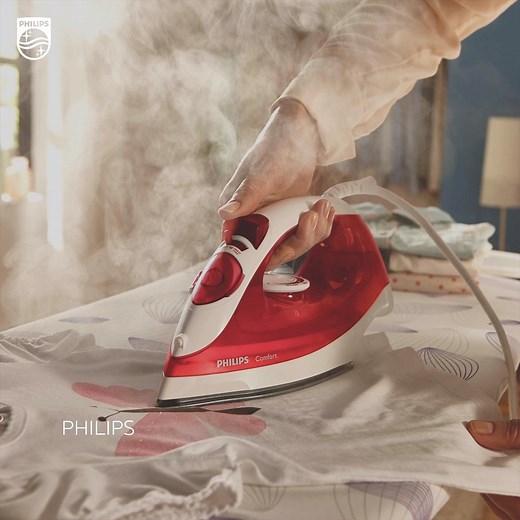 Con la Plancha a vapor Philips tu ropa estará más perfecta que nunca✨ Sencillo y efectivo, todo gracias a su salida de vapor continuo y la suela antiadherente que ayuda a obtener un deslizamiento perfecto. | Philips