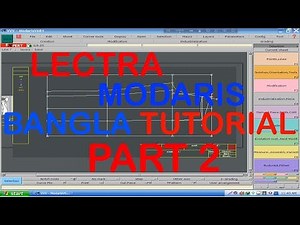LECTRA MODARIS BANGLA TUTORIAL part 2