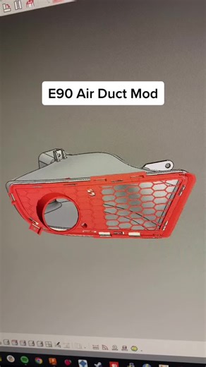 E90 Air Duct Mod comming soon#3dscan #adaptation #5pasidebine #bucharest #bmw