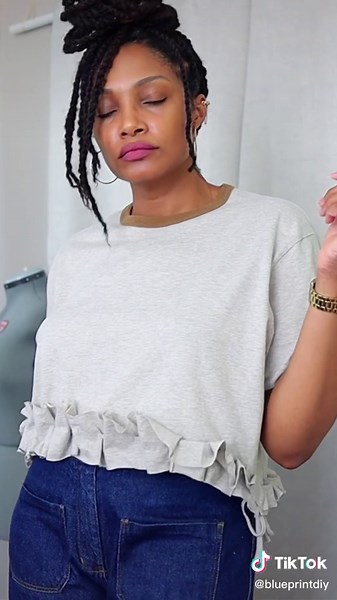 DIY Clothes: Add Ruffles to a T-shirt Tutorial