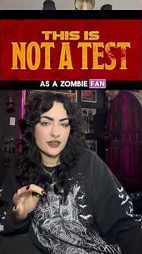 🧟‍♂️ THIS IS NOT A TEST! Zombie movie fans rejoice we have a new zombie film with Froy Gutierrez ￼