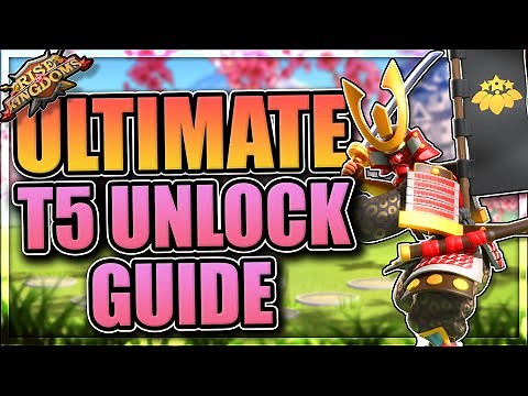 UNLOCK T5 Troops in Rise of Kingdoms (rok)