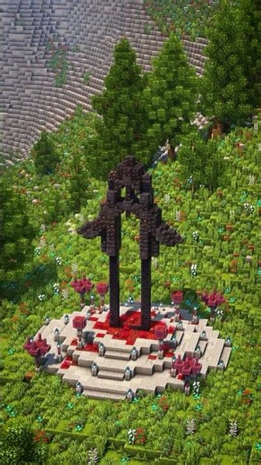 sword Nether portal #minecraftbuilding #minecraft