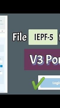 How to file IEPF 5 form | New IEPf form on V3 portal | Migration of IEPF 5 Form from V2 to V3 portal