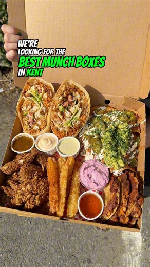 MUNCH BOXES ARE IN KENT (Ep 5) and this one was a GIANT MEXICAN FEAST! #mexicanfood #kent #shorts
