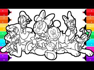 Mickey Mouse Clubhouse Disney Junior Coloring Pages for Kids