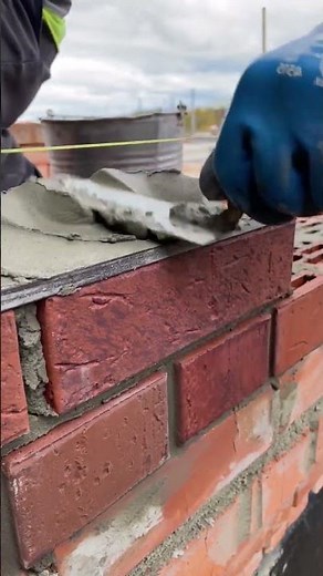 Use This Method When Laying Clinker Bricks – Using a Rod for Perfect Joints