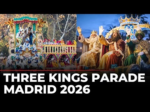 Three Kings Parade 2026 LIVE from Madrid | Iconic Epiphany Procession With Floats, Candy & Fireworks