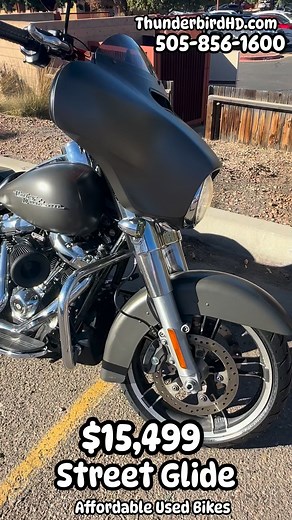 1.2K views · 16 reactions | Street Glide $15499 #StreetGlide #UsedMotorcycles | Thunderbird Harley-Davidson | Facebook