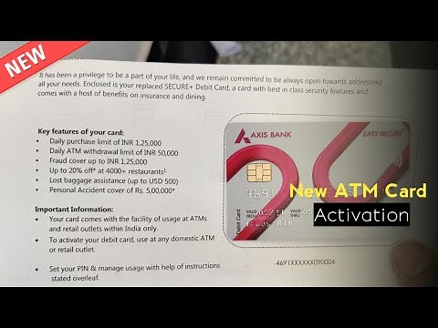 Axis Bank Easy Secure+ Debit Card unpacking | Axis Bank Debit Card