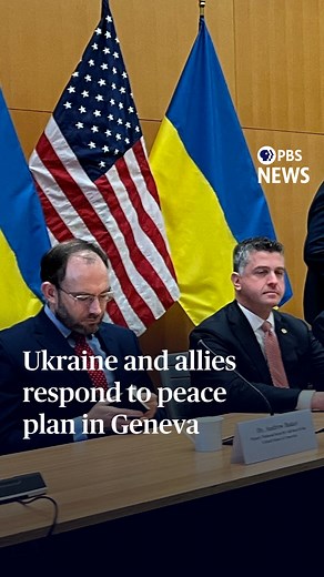 11K views · 286 reactions | In Geneva on Sunday, U.S. officials put the heat on Ukraine to accept a peace deal to end the war with Russia or else. The author of the plan became a point of contention, while President Donald Trump said Ukrainian leadership had expressed “zero gratitude” for American efforts. PBS News Hour's Nick Schifrin reports. | PBS NewsHour | Facebook