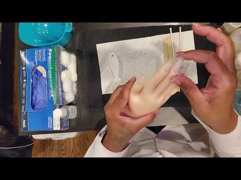 New... Prepare a mannequin hand for the Michigan Manicuring practical exam 2025