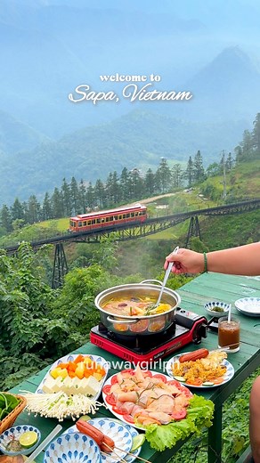 967K views · 16K reactions | Coffee, hotpot + this breathtaking view✨ Ang ganda mo, Sapa Vietnam!  | Runaway Girl | Facebook
