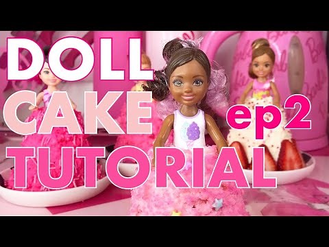 HOW TO MAKE CHELSEA DOLL CAKE! ep2!! CUTE CAKE IDEA!!