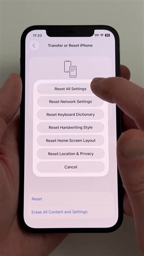 @techinsomnia on Instagram: "If iOS 26 still feels glitchy after the normal fixes, there’s a “middle step” before a full restore: Reset All Settings. This does NOT delete your apps, photos, or data — but it resets things like: Wi-Fi networks, wallpapers, preferences, and some system settings that can conflict after big updates. Go to: Settings → General → Transfer or Reset iPhone → Reset → Reset All Settings Full walkthrough is on my YouTube (Tech Insomnia) — link in bio. #iPhoneFix #iOS26 #Tech