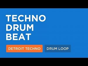 Detroit Techno Loops | Techno Drum Beat (130 Bpm)