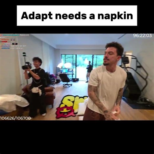 FaZe Adapt RIPS JasonTheWeen’s Shirt for a Napkin 😂 | Funniest Twitch Moment #Shorts