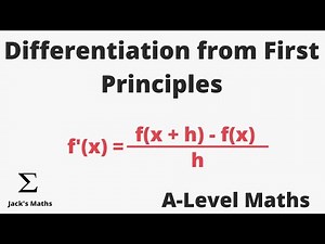 Differentiation From First Principles | A-Level Maths