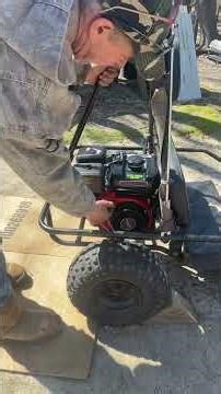 Put the new engine in my go kart ￼