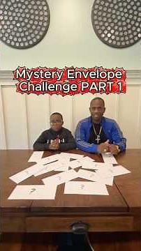 The MYSTERY ENVELOPE CHALLENGE! (Part 1) #challenge #fun #familyfun