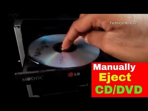 How To Manually Eject a CD or DVD from Any Drive when Power is Off//Technical NVN 99