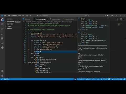 A Course Assessment Management System: Using Python to Design Systems that Work