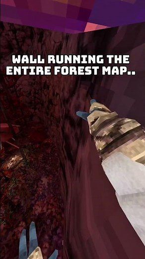 Wall Running The ENTIRE Forest Map.. #gorillatag #gtag #vr #funny #shorts
