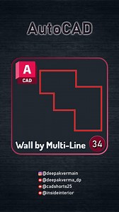 ✅ Autocad Trick - 34, Wall by Multi-line What's app for Personal training - 9871966774 Youtube channel - Deepak Verma Follow for more: @deepakvermain @deepakvermain . . . . . . . . #autocad #autocad2d #cad #autocaddrawing #autodesk #trim #reels #instagram #reelsinstagram #trending #viral #explore #deepak #instagood #explorepage #tiktok #shortsclip #youtube #software #subscribe | Deepak Verma