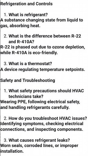 HVAC Interview Questions with Answers